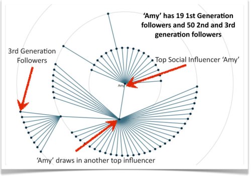 Social Media Influencer Social Graph